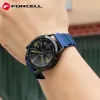 FORCELL F-DESIGN FS05 óraszíj SAMSUNG Watch 20 mm-hez, sötétkék - 0. kép