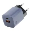 FORCELL F-ENERGY GaN VT-31 hálózati töltő Type C + USB A PD QC4.0 3A 33W szürke - 0. kép