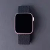 Rugalmas szíj M Apple Watch 42/44/45 mm 155 mm fekete - 2. kép