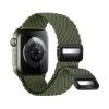 FORCELL F-DESIGN FA02 nylon mágneses szíj APPLE Watch 38 / 40 / 41 mm-hez olívazöld - 1. kép