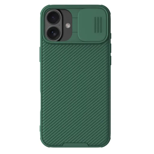 Nillkin CamShield PRO kemény tok Apple iPhone 16-hoz, sötétzöld