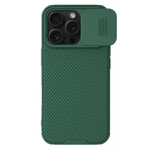 Nillkin CamShield PRO Hard tok Apple iPhone 16 Pro-hoz sötétzöld