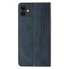 Magnet Strap tok iPhone 13-hoz pénztárca + mini csuklópánt medál kék - 4. kép