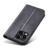 Magnet Fancy Case iPhone 13 Pro Max tok Pouch Wallet Card Holder Fekete - 1. kép