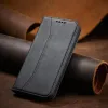 Magnet Fancy Case iPhone 13 Pro Max tok Pouch Wallet Card Holder Fekete - 4. kép