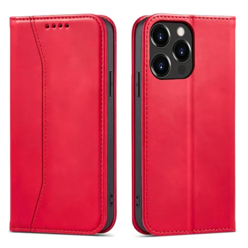 Magnet Fancy Case iPhone 13 Pro Max tok Piros Magnet Fancy Case iPhone 13 Pro Max tok Piros