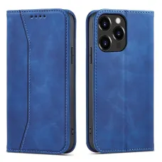 Magnet Fancy Case iPhone 13 Pro tok kéktok kártyatartó pénztárca állványos