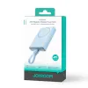 Powerbank Joyroom JR-PBM01 mágneses 10000mAh 20W állvánnyal + Lightning - USB-C kábel - kék - 4. kép