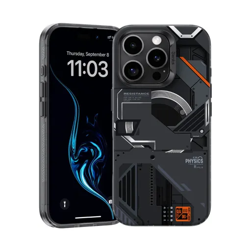 Benks Magnetic Mecha Series tok iPhone 16 Pro fekete