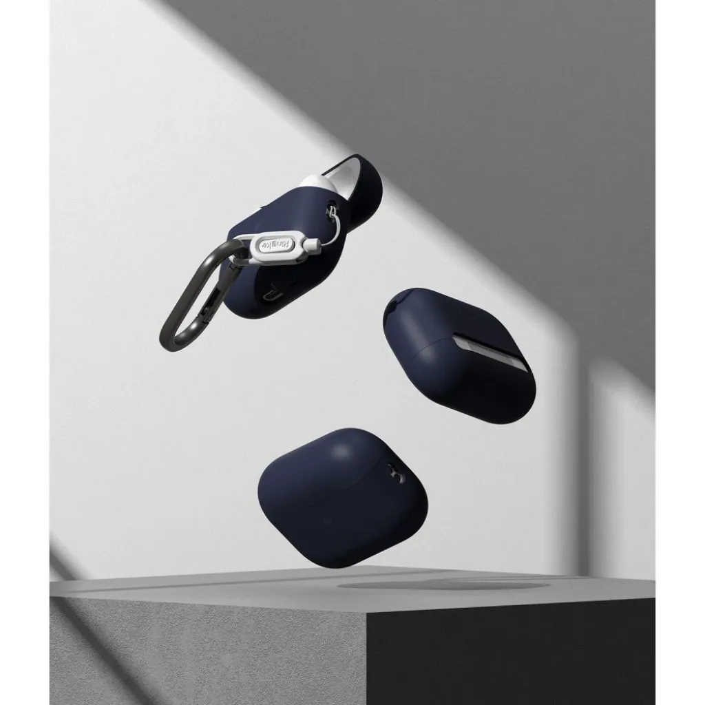 Ringke Szilikon Apple Airpods Pro 1 / 2 éjféli Kék Tok - 10