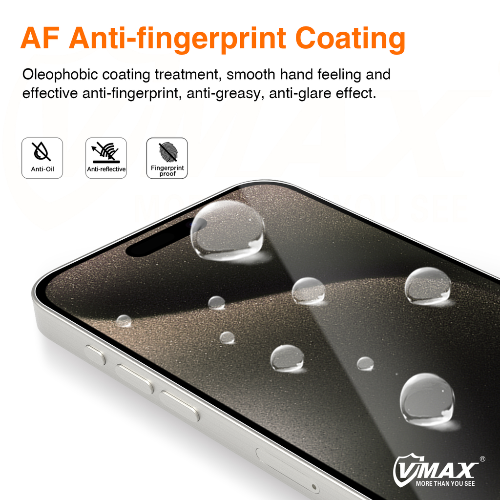 Vmax 2,5D normál tiszta üveg iPhone 16 Plus 6,7" üvegfólia - 15
