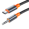 Mcdodo CA-0820 USB-C - 3.5mm AUX mini jack kábel, 1.2m (fekete) - 4. kép