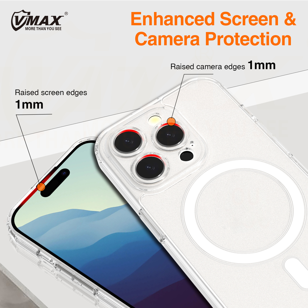 Vmax Acrylic Anti-drop tok iPhone 16 Plus 6,7" átlátszó - 8