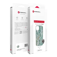 FORCELL F-PROTECT Mirage, katonai tesztelt tok MagSafe kompatibilitással az IPHONE 16 PRO MAX-hoz zöld márvány