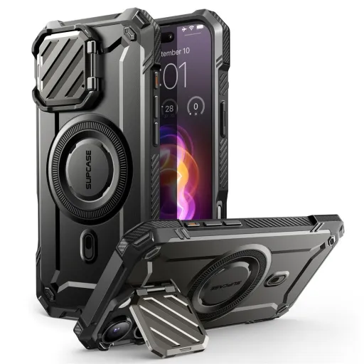 SUPCASE UB XT MAG MAGSAFE IPHONE 16 PRO FEKETE tok