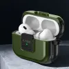 Tech-protect  Defender Horog Magsafe Apple Airpods Pro 1 / 2 Olíva Zöld Tok - 1. kép