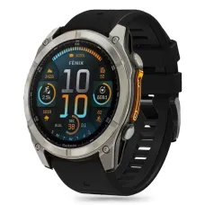 TECH-PROTECT SILICONE LINE GARMIN FENIX 5X / 5X PLUS / 6X / 6X PRO / 7X / 8 (51 MM) FEKETE