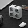 Tessan Wall Socket TS-302-DE-C hálózati elosztó USB porttal - 0. kép