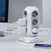 TESSAN Power strip TPS02-DE-C hálózati elosztó USB porttal - 0. kép