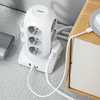 TESSAN Power strip TPS02-DE-C hálózati elosztó USB porttal - 1. kép