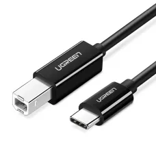 Ugreen nyomtató kábel USB-C - USB-B 480Mb/s 2m fekete (US241)