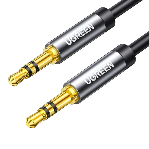 Ugreen AV119 10737 audio kábel mini jack 3.5mm / mini jack 3.5mm 5m - fekete