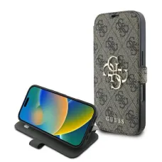 Guess 4G Metal Logo iPhone 16 Pro tok - Barna