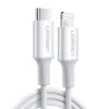 Ugreen USB Type C - Lightning 3A kábel 0.25 m fehér (US171) - 0. kép