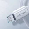 Ugreen USB Type C - Lightning 3A kábel 0.25 m fehér (US171) - 4. kép
