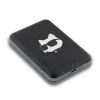 Karl Lagerfeld Powerbank inductive KLPB5FPGKSCHHK 16W 5000mAh fekete/fekete Choupette Head Pin MagSafe - 2. kép