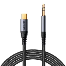 Joyroom Audio Transfer Series SY-A07 Mini Jack 3.5mm/USB-C Kábel 1.2m - Fekete