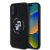  iPhone 16 Plus Fekete Karl Lagerfeld Liquid Silicone Karl and Choupette MagSafe tok thumbnail