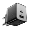 Fali töltő, Essager, ECT33W-LJB01-Z, GaN, 1xUSB-A, 1xUSB-C, 33W (fekete) - 2. kép