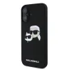 Karl Lagerfeld Liquid Silicone Double Heads MagSafe tok iPhone 16-hoz, fekete - 1. kép