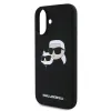 Karl Lagerfeld Liquid Silicone Double Heads MagSafe tok iPhone 16-hoz, fekete - 2. kép