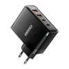 Essager ECT2CA-QYB01-Z, 2xUSB-C, 2xUSB-A, 100W hálózati töltő (fekete) - 1. kép