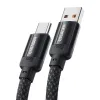 USB to USB-C kábel, Essager, EXCT-YS01-P, 100W, 1m (fekete) - 0. kép