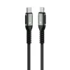 FORCELL F-ENERGY C259 kábel Type C - Lightning PD 3A 27W Cafule 1,2 m fekete - 1. kép