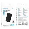 Borofone Power Bank 2500mAh BJ48 Mini - USB - fekete - 3. kép