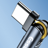 USB-A 3 az 1-ben kábel, Essager, EXCCXT-WX0G, USB-C/Lightning/Micro, 15W, 1m (szürke) - 2. kép