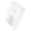 Borofone Power Bank 10000mAh Plus Reach - Type-C - PD 20W mágneses indukciós töltéssel fehér - 3. kép
