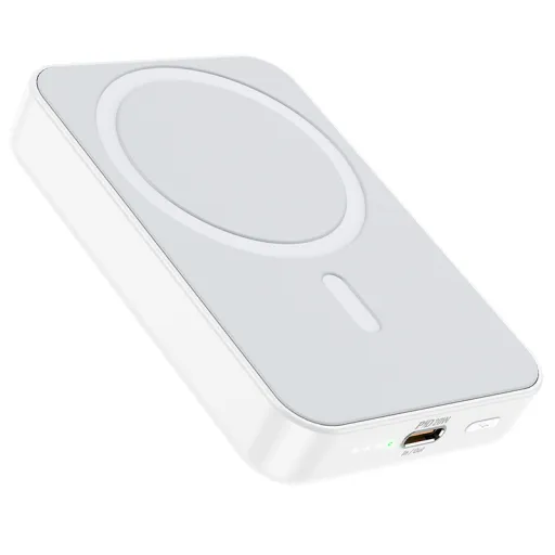 Borofone Power Bank 10000mAh Plus Reach - Type-C - PD 20W mágneses indukciós töltéssel fehér