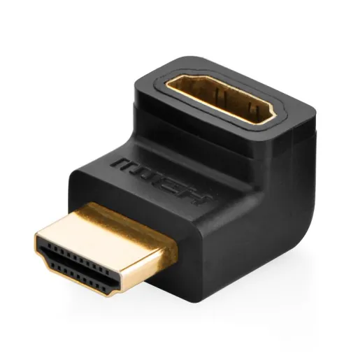 Ugreen HDMI felfelé hajló sarok, könyök adapter fekete (20110)