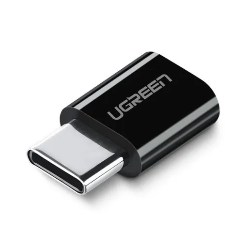 Ugreen micro-USB / USB-C Type-C átalakító adapter fekete