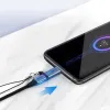 Ugreen micro Micro USB/USB Type-C átalakító adapter rögzítővel fekete - 3. kép