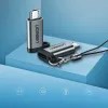 Ugreen USB Type-C/Micro USB átalakító adapter rögzítővel szürke - 0. kép