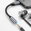 Ugreen 3.5mm jack audio/ USB Type-C fülhallgató adapter 10cm szürke - 1. kép