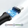 Ugreen USB/ USB Type-C kábel 3A kábel 1m fekete - 4. kép