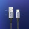 Ugreen USB/USB Type-C kábel QC 3.0 gyorstöltéssel 3A 0.5m szürke - 0. kép