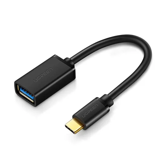 Ugreen USB/USB-C Type-C 3.0 OTG kábel/ átalakító adapter fekete